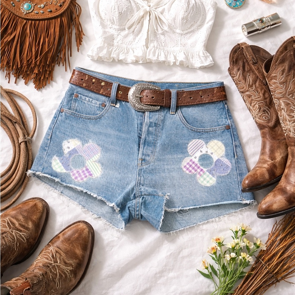 RARE Levi 501 150 anniversary limited edition denim shorts